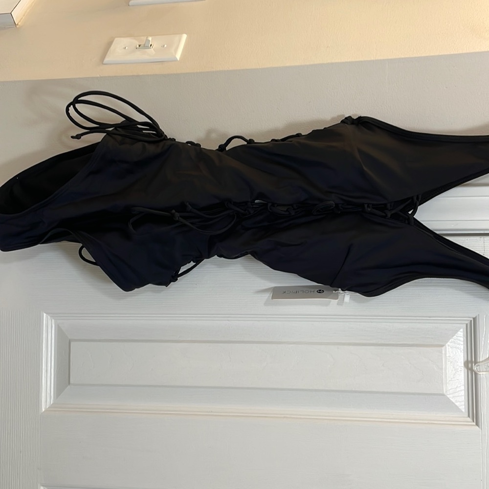 Black swimsuit